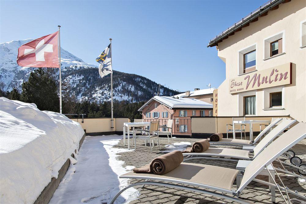 Hotel Garni Chesa Mulin Понтрезина Экстерьер фото